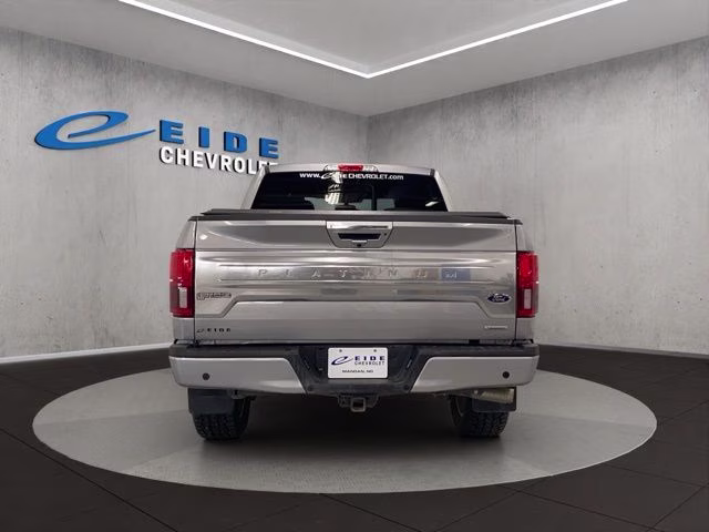 2020 Silver Metallic Ford F-150 Platinum 4X4 Truck