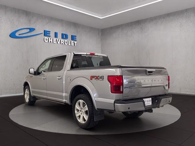 2020 Silver Metallic Ford F-150 Platinum 4X4 Truck