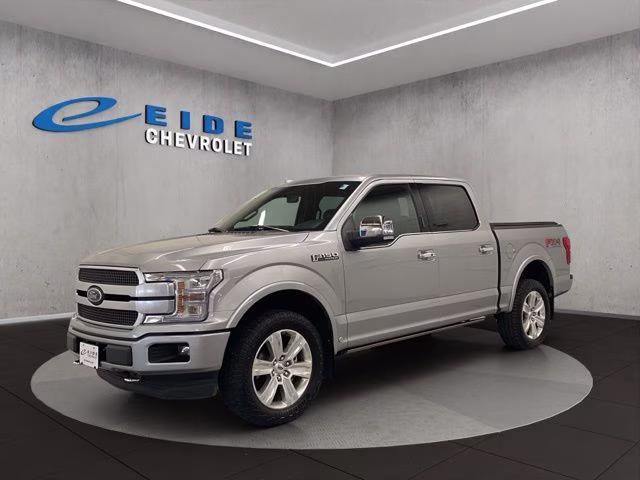 2020 Silver Metallic Ford F-150 Platinum 4X4 Truck