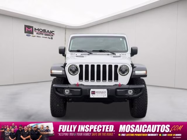 2023 Bright White Clearcoat Jeep Wrangler Rubicon 4X4 SUV
