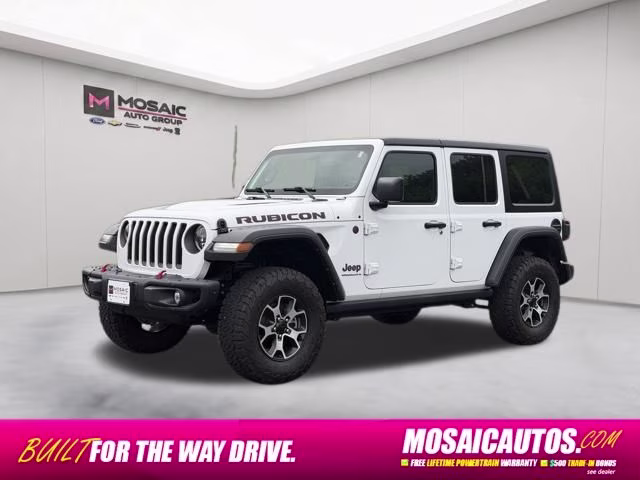 2023 Bright White Clearcoat Jeep Wrangler Rubicon 4X4 SUV
