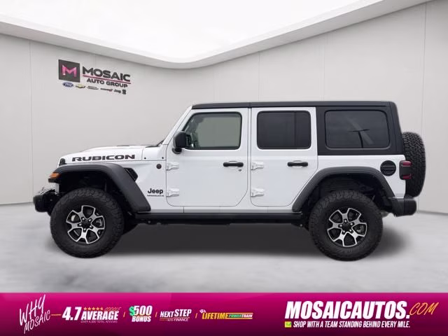 2023 Bright White Clearcoat Jeep Wrangler Rubicon 4X4 SUV
