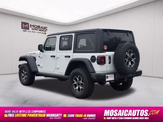 2023 Bright White Clearcoat Jeep Wrangler Rubicon 4X4 SUV