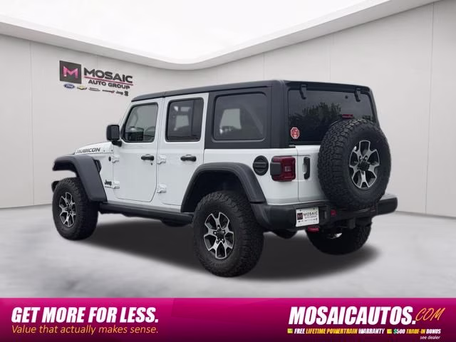2023 Bright White Clearcoat Jeep Wrangler Rubicon 4X4 SUV
