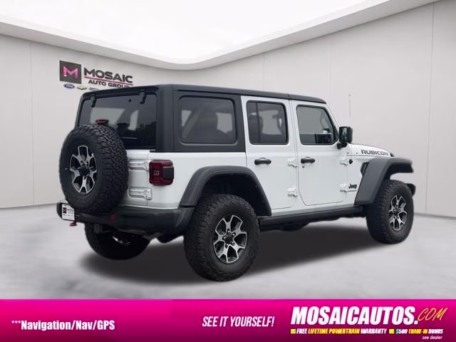 2023 Bright White Clearcoat Jeep Wrangler Rubicon 4X4 SUV