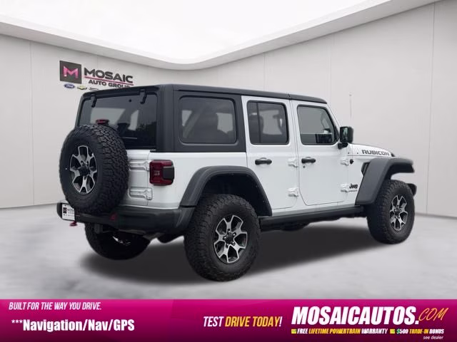 2023 Bright White Clearcoat Jeep Wrangler Rubicon 4X4 SUV