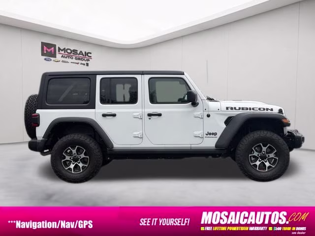 2023 Bright White Clearcoat Jeep Wrangler Rubicon 4X4 SUV
