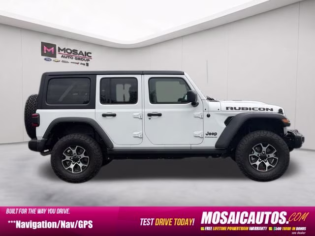 2023 Bright White Clearcoat Jeep Wrangler Rubicon 4X4 SUV