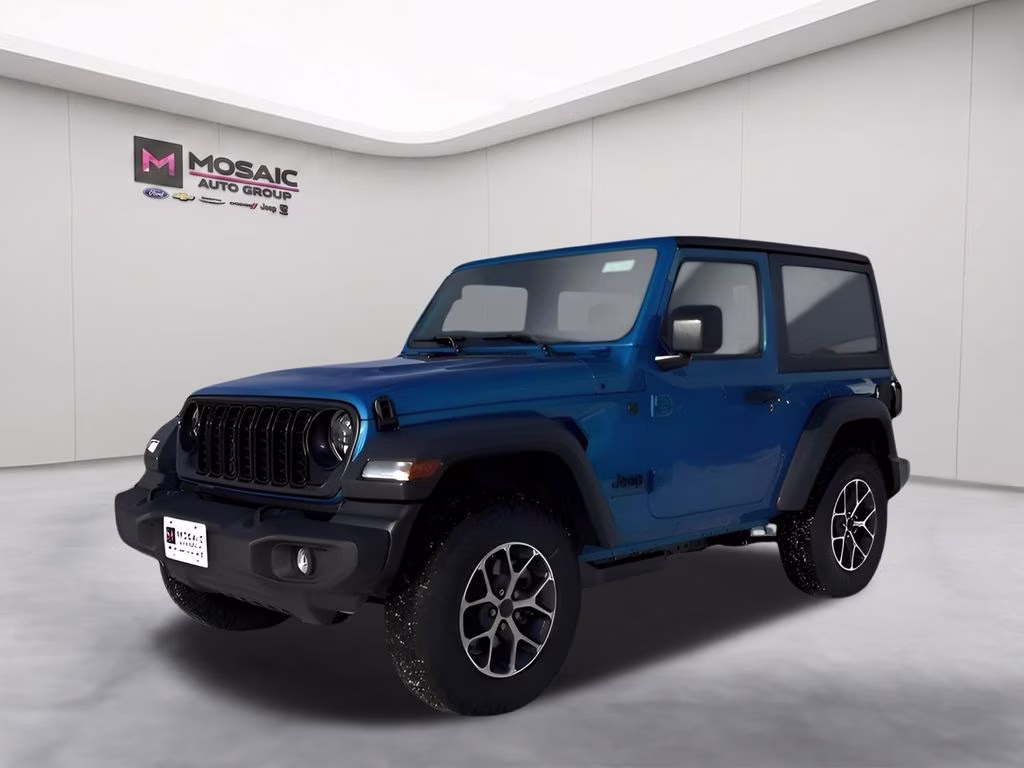 2026 Hydro Blue Pearl Coat Jeep Wrangler Sport S Convenience Group 4X4 SUV