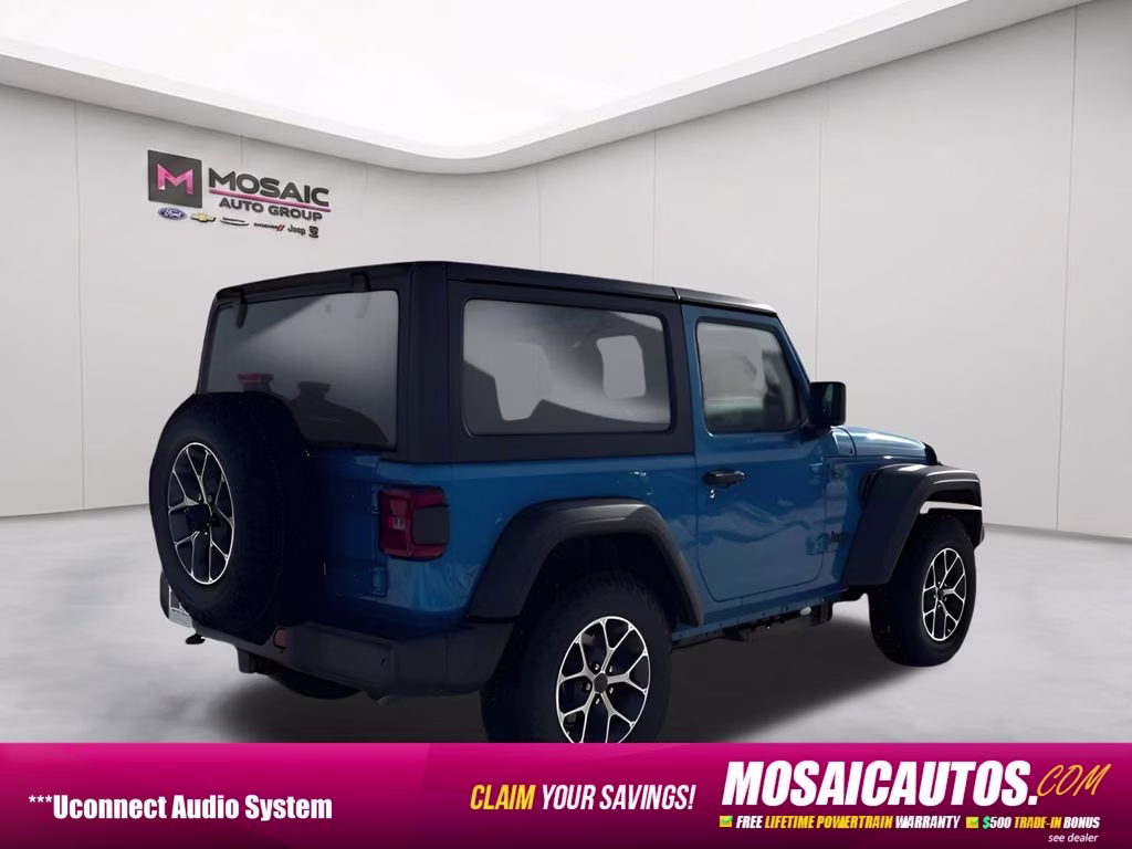 2026 Hydro Blue Pearl Coat Jeep Wrangler Sport S Convenience Group 4X4 SUV