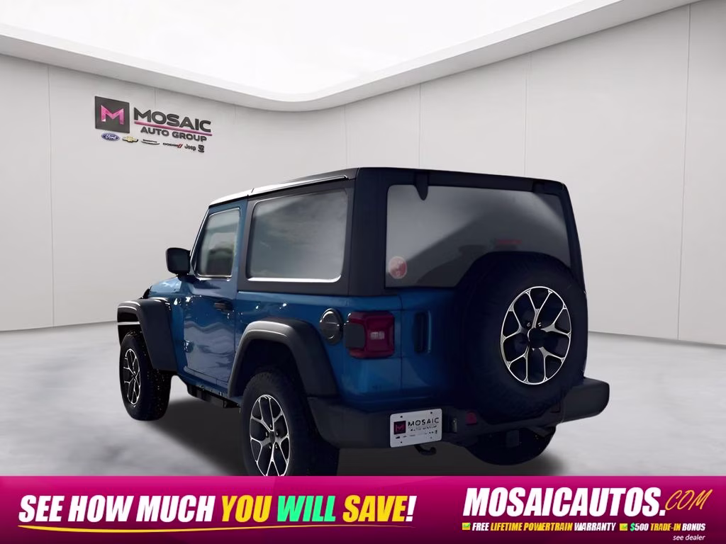 2026 Hydro Blue Pearl Coat Jeep Wrangler Sport S Convenience Group 4X4 SUV