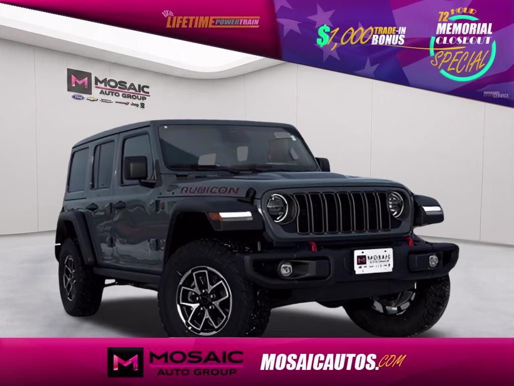2026 Anvil Clear Coat Jeep Wrangler Rubicon Convenience Group 4X4 SUV