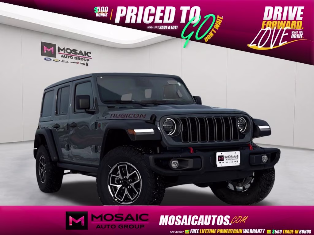 2026 Anvil Clear Coat Jeep Wrangler Rubicon Convenience Group 4X4 SUV