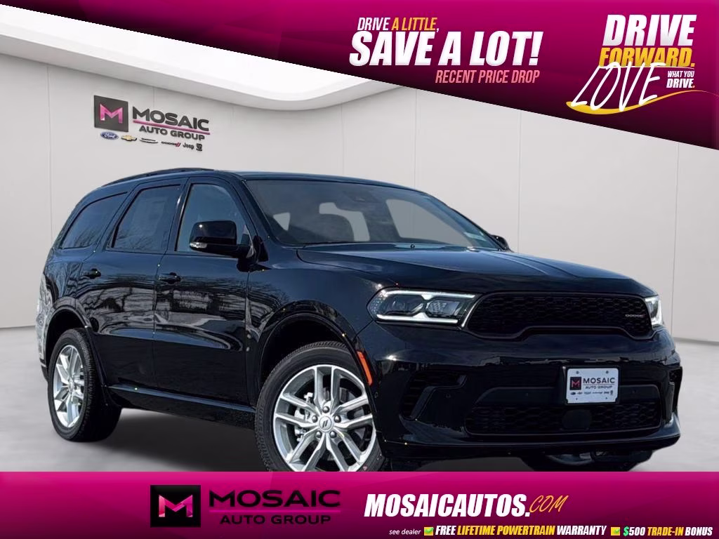 2026 DB Black Crystal Clearcoat Dodge Durango GT Plus AWD SUV