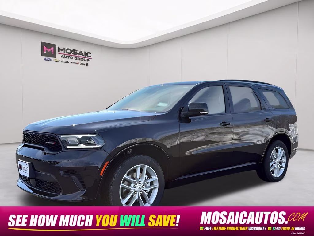 2026 DB Black Crystal Clearcoat Dodge Durango GT Plus AWD SUV