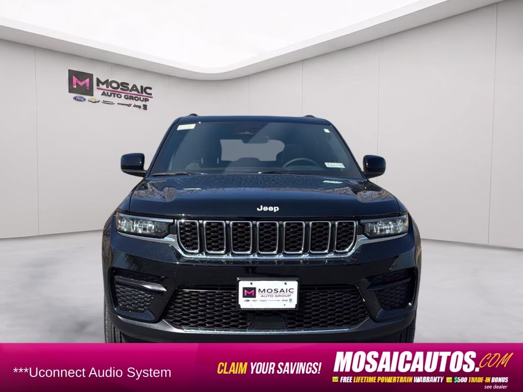 2026 Diamond Black Crystal Pearlcoat Jeep Grand Cherokee Laredo X 4X4 SUV