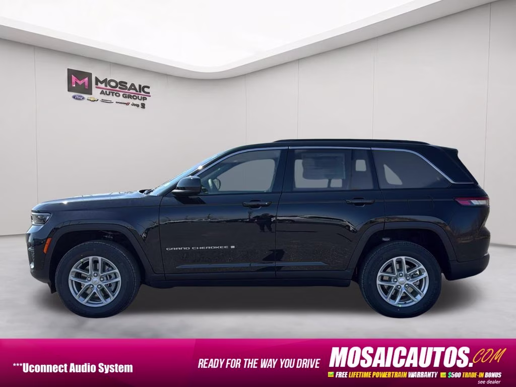 2026 Diamond Black Crystal Pearlcoat Jeep Grand Cherokee Laredo X 4X4 SUV