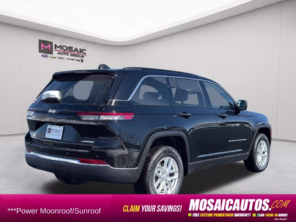 2026 Diamond Black Crystal Pearlcoat Jeep Grand Cherokee Laredo X 4X4 SUV