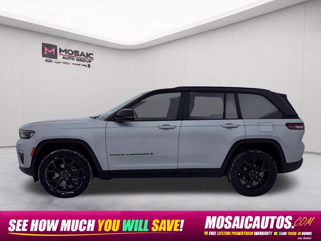2025 Silver Zynith Jeep Grand Cherokee Limited Blackout Model 4X4 SUV