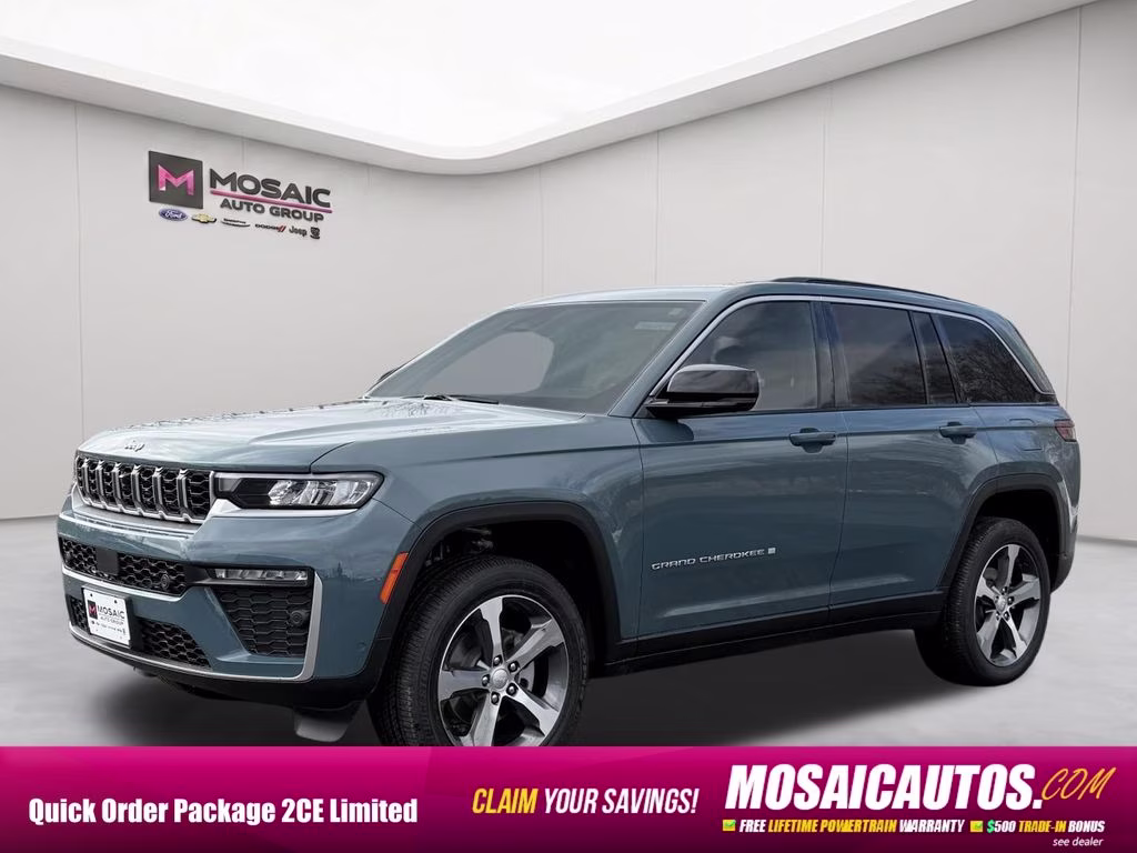 2026 Steel Blue Jeep Grand Cherokee Limited 4X4 SUV