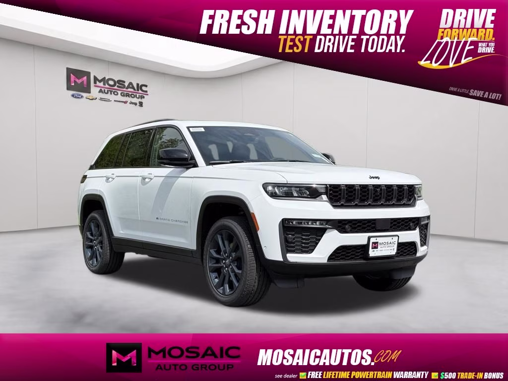 2026 Bright White Clearcoat Jeep Grand Cherokee 4X4 SUV