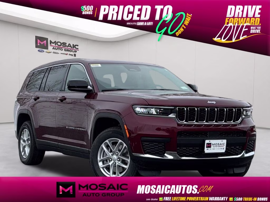 2026 Velvet Red Pearlcoat Jeep Grand Cherokee L Laredo 4X4 SUV