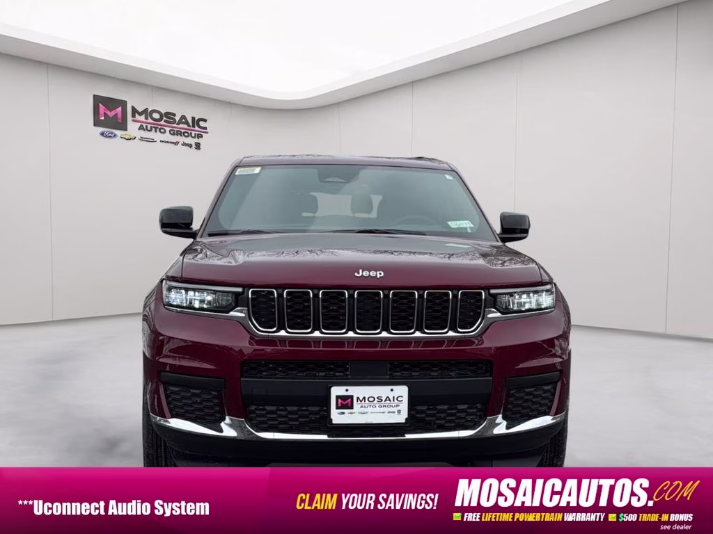 2026 Velvet Red Pearlcoat Jeep Grand Cherokee L Laredo 4X4 SUV