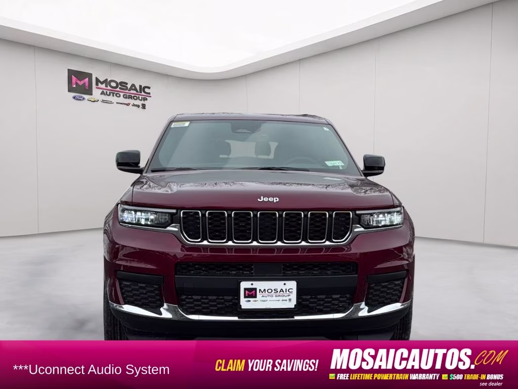 2026 Velvet Red Pearlcoat Jeep Grand Cherokee L Laredo 4X4 SUV