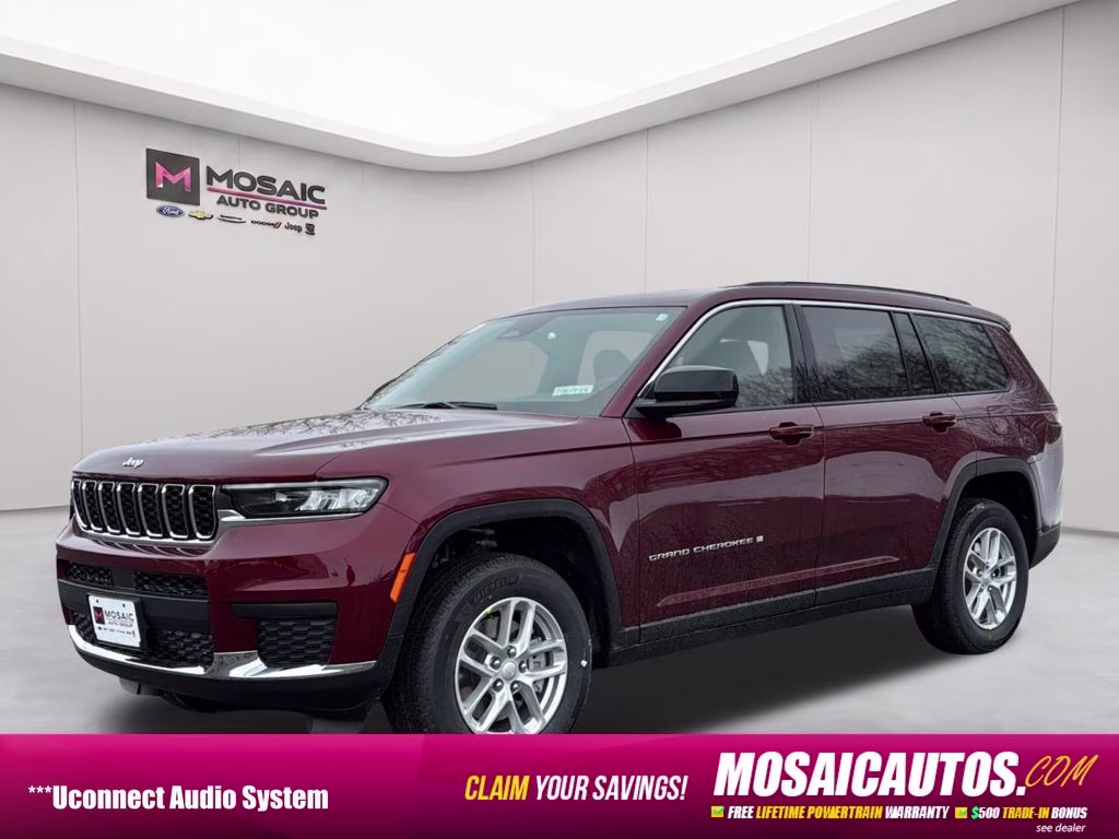 2026 Velvet Red Pearlcoat Jeep Grand Cherokee L Laredo 4X4 SUV