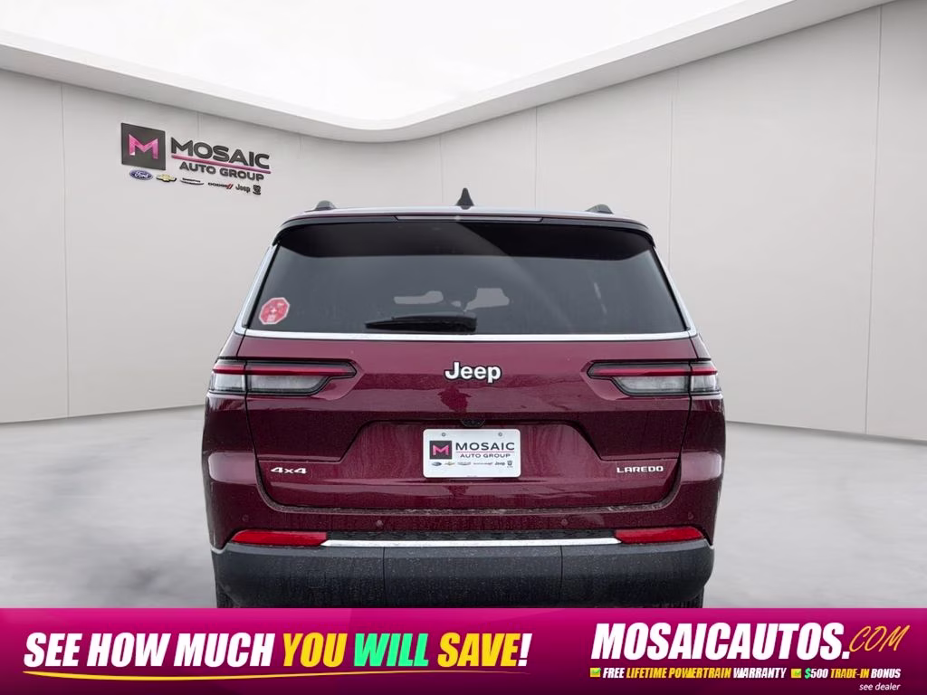 2026 Velvet Red Pearlcoat Jeep Grand Cherokee L Laredo 4X4 SUV