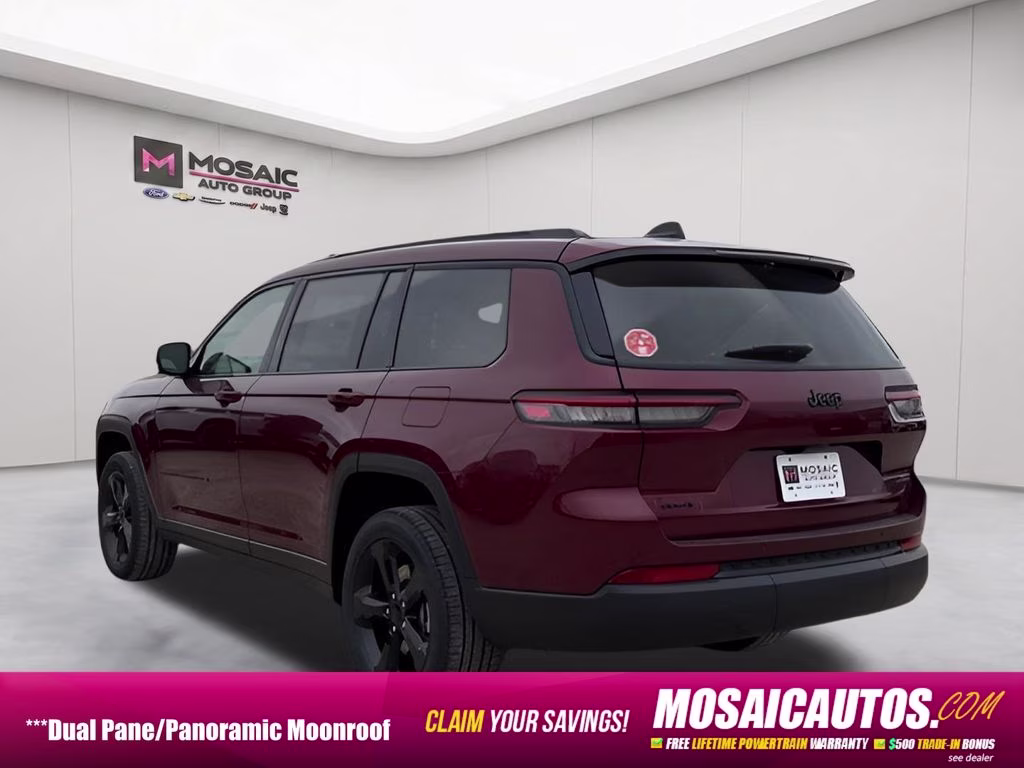 2025 Velvet Red Pearlcoat Jeep Grand Cherokee L Limited Black Appearance Package 4X4 SUV
