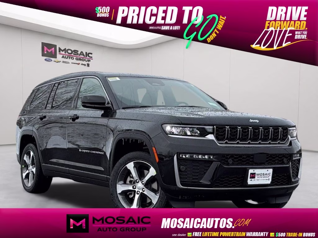 2026 Diamond Black Crystal Pearlcoat Jeep Grand Cherokee L Limited 4X4 SUV
