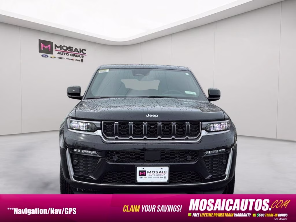 2026 Diamond Black Crystal Pearlcoat Jeep Grand Cherokee L Limited 4X4 SUV