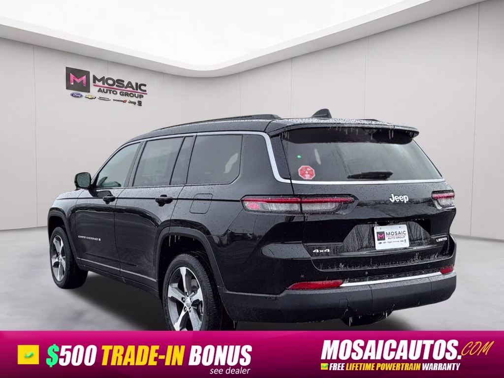 2026 Diamond Black Crystal Pearlcoat Jeep Grand Cherokee L Limited 4X4 SUV