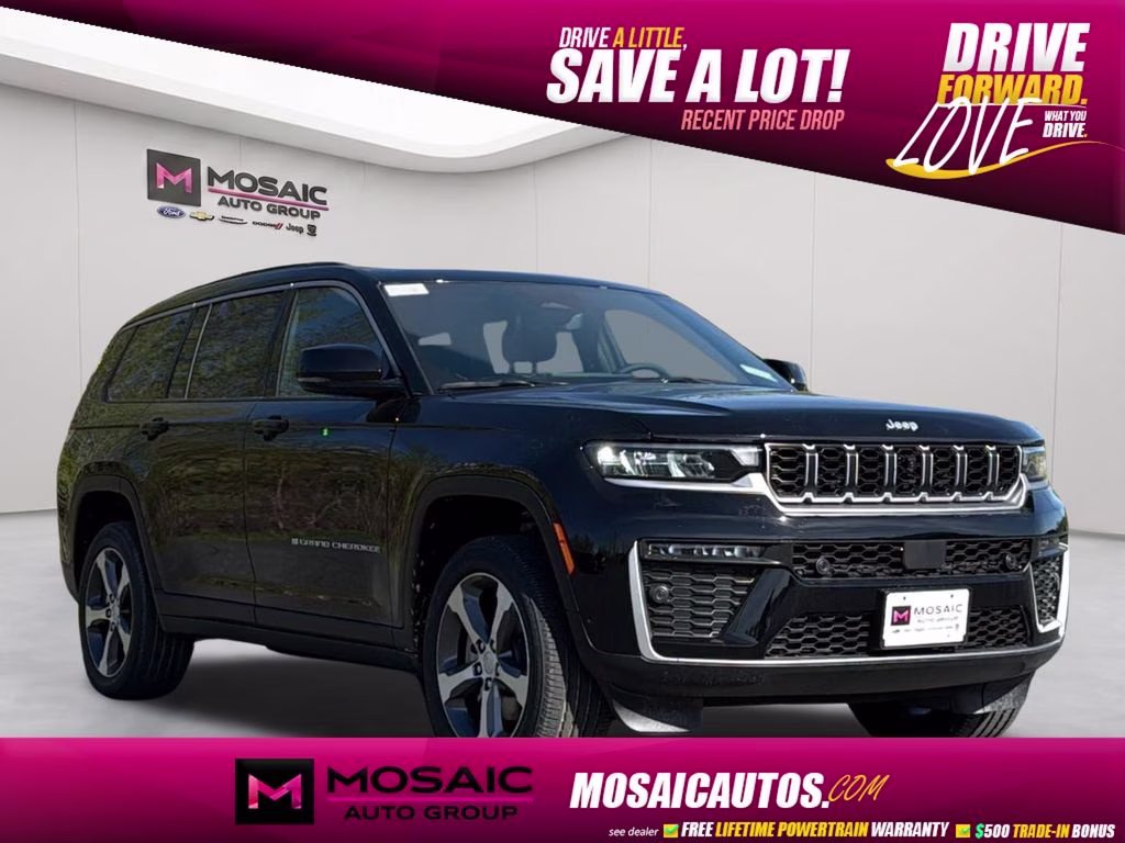 2026 Diamond Black Crystal Pearlcoat Jeep Grand Cherokee L Limited 4X4 SUV