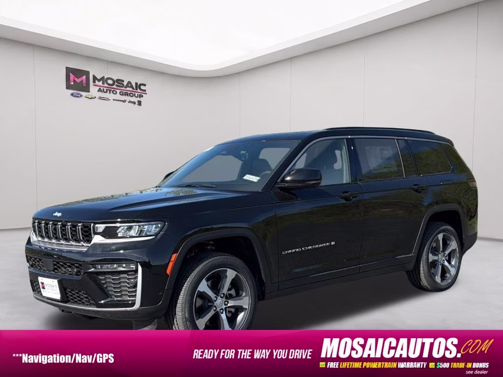 2026 Diamond Black Crystal Pearlcoat Jeep Grand Cherokee L Limited 4X4 SUV
