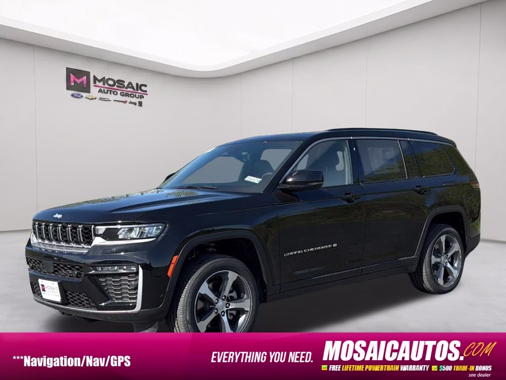 2026 Diamond Black Crystal Pearlcoat Jeep Grand Cherokee L Limited 4X4 SUV