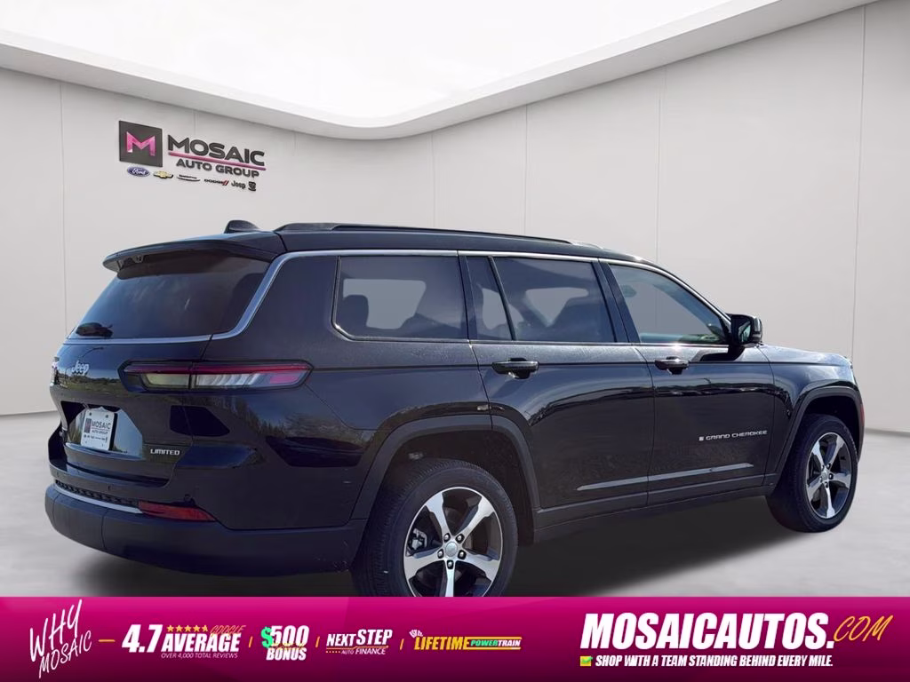 2026 Diamond Black Crystal Pearlcoat Jeep Grand Cherokee L Limited 4X4 SUV
