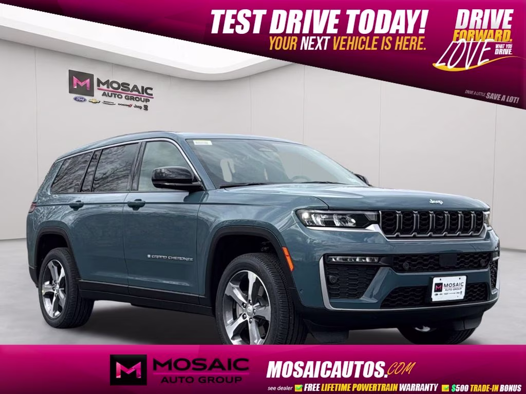 2026 Steel Blue Jeep Grand Cherokee L Limited 4X4 SUV