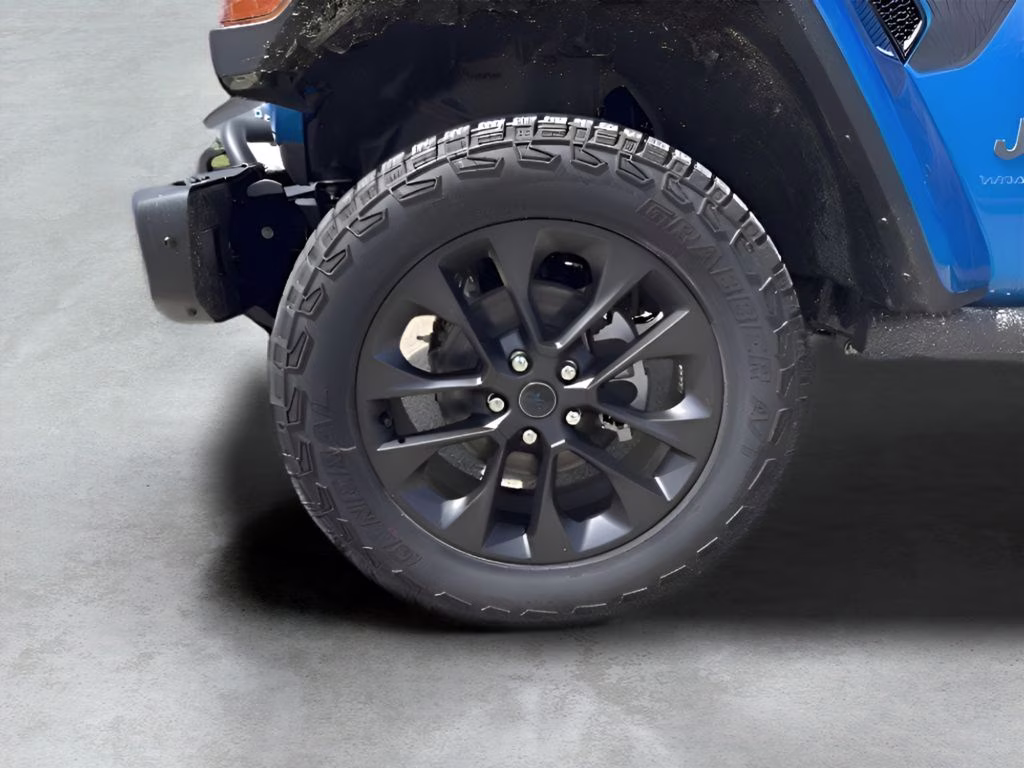 2025 Hydro Blue Pearl Coat Jeep Wrangler Sahara 4xe Quick Order Package 29Q Backcountry 4xe 4X4 SUV