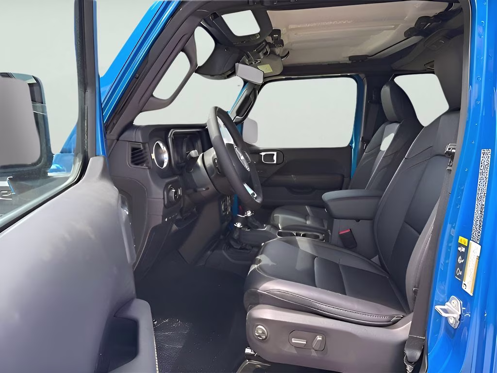 2025 Hydro Blue Pearl Coat Jeep Wrangler Sahara 4xe Quick Order Package 29Q Backcountry 4xe 4X4 SUV