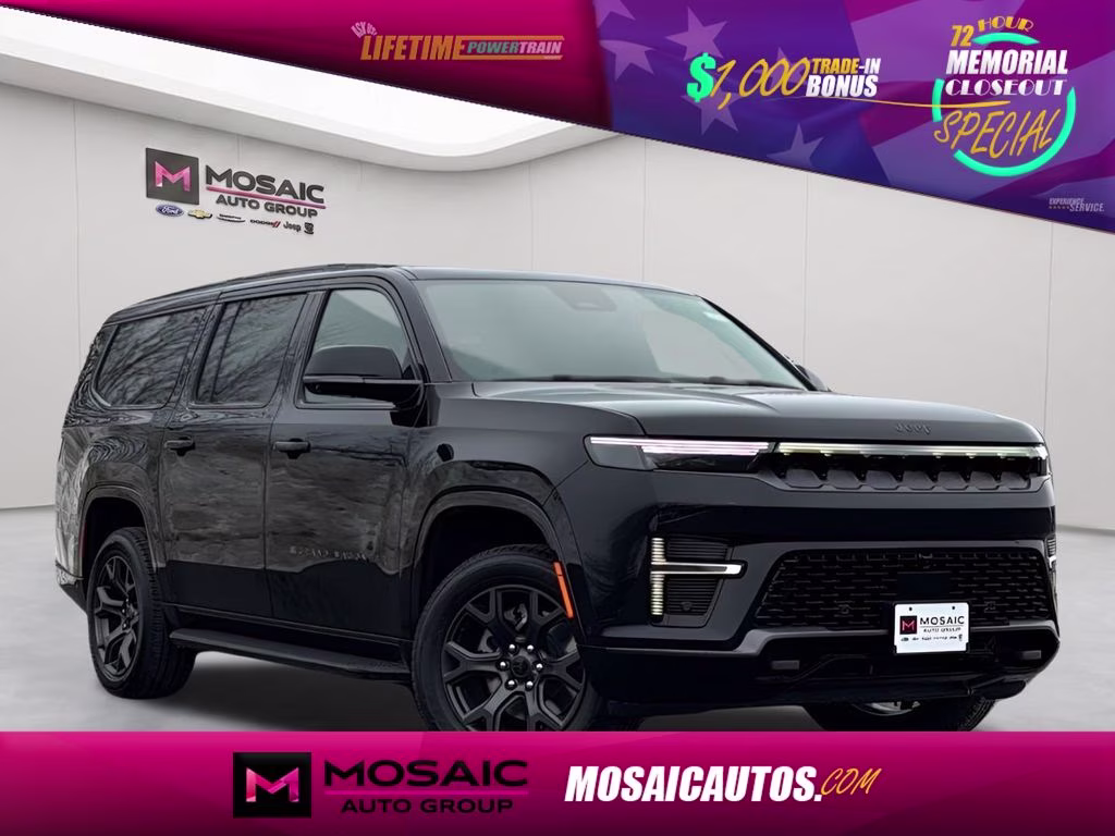 2026 High Gloss Black Jeep Grand Wagoneer L L 4X4 SUV