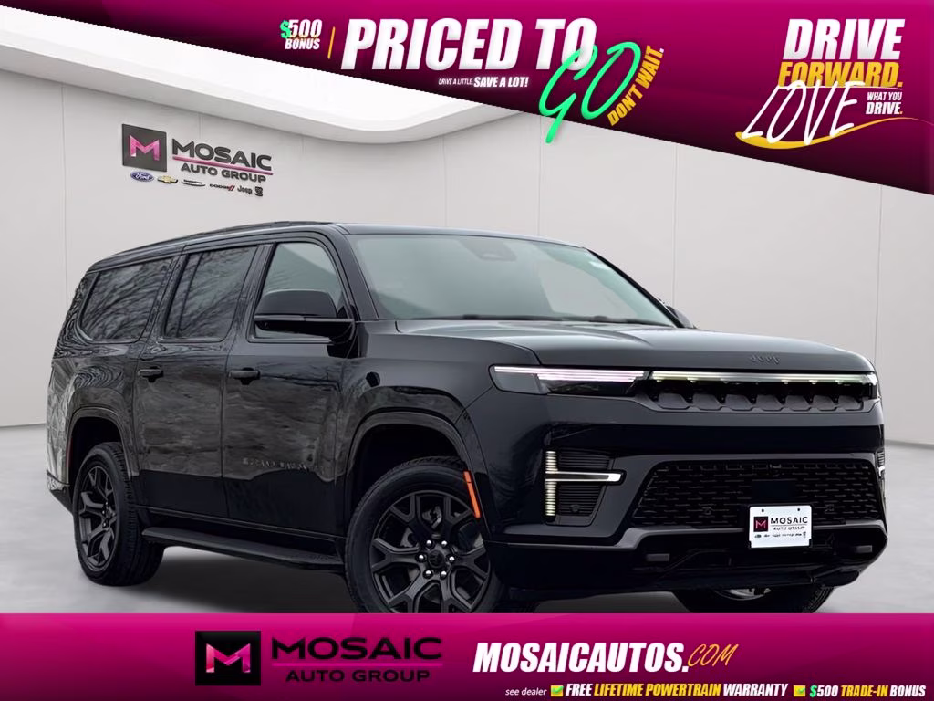 2026 High Gloss Black Jeep Grand Wagoneer L L 4X4 SUV