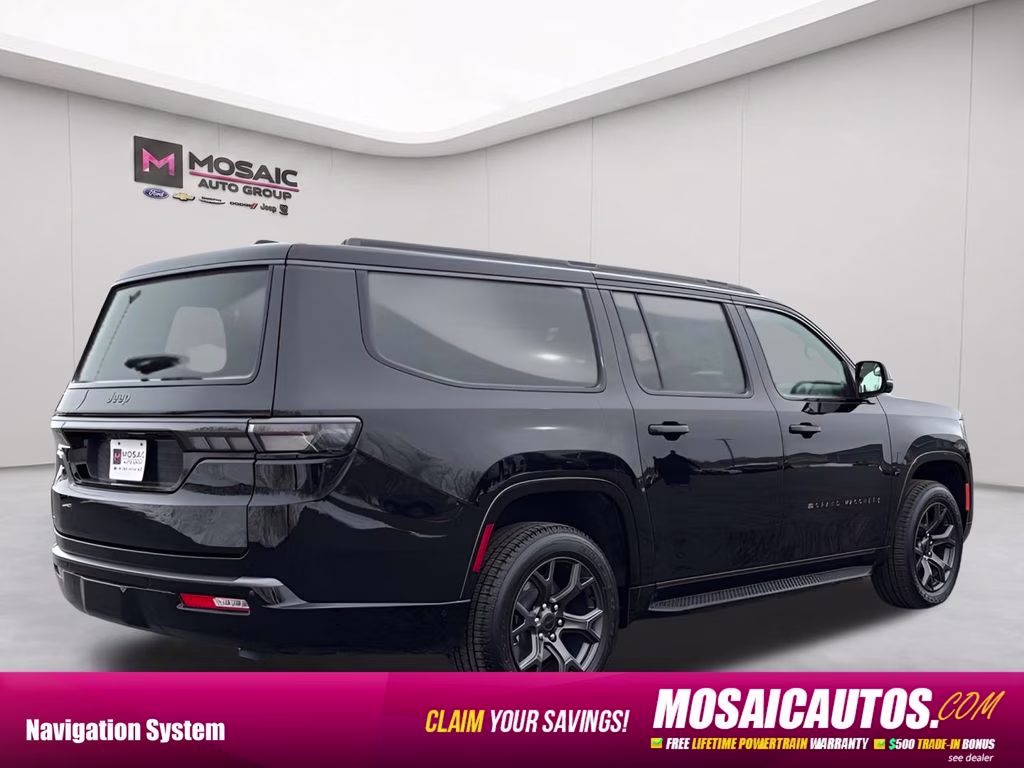 2026 High Gloss Black Jeep Grand Wagoneer L L 4X4 SUV