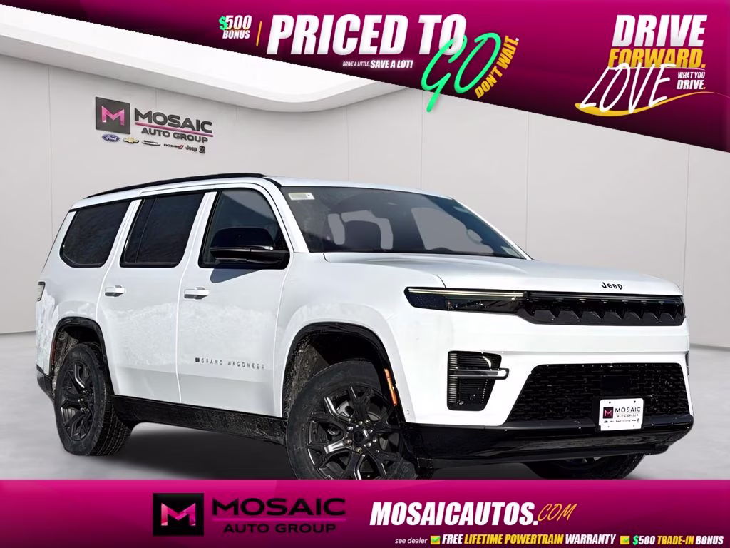 2026 Bright White Clearcoat Jeep Grand Wagoneer Limited Altitude 4X4 SUV