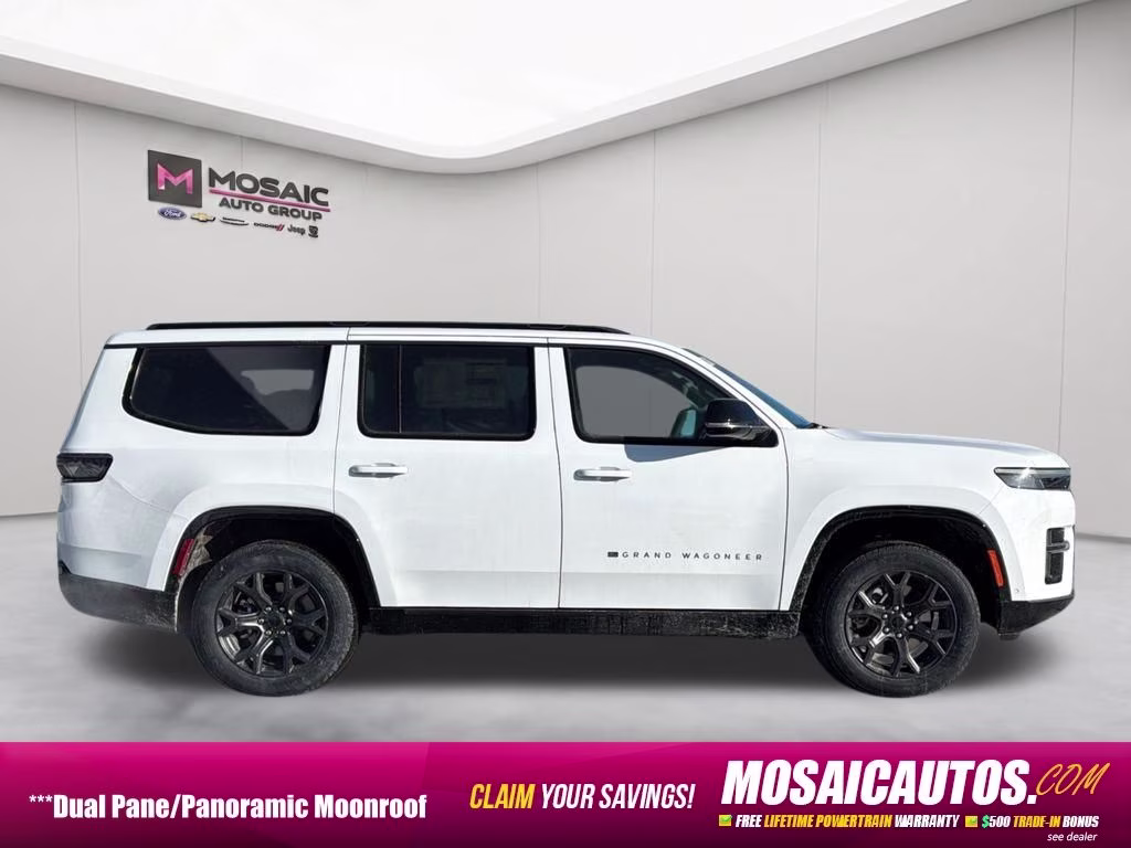 2026 Bright White Clearcoat Jeep Grand Wagoneer Limited Altitude 4X4 SUV