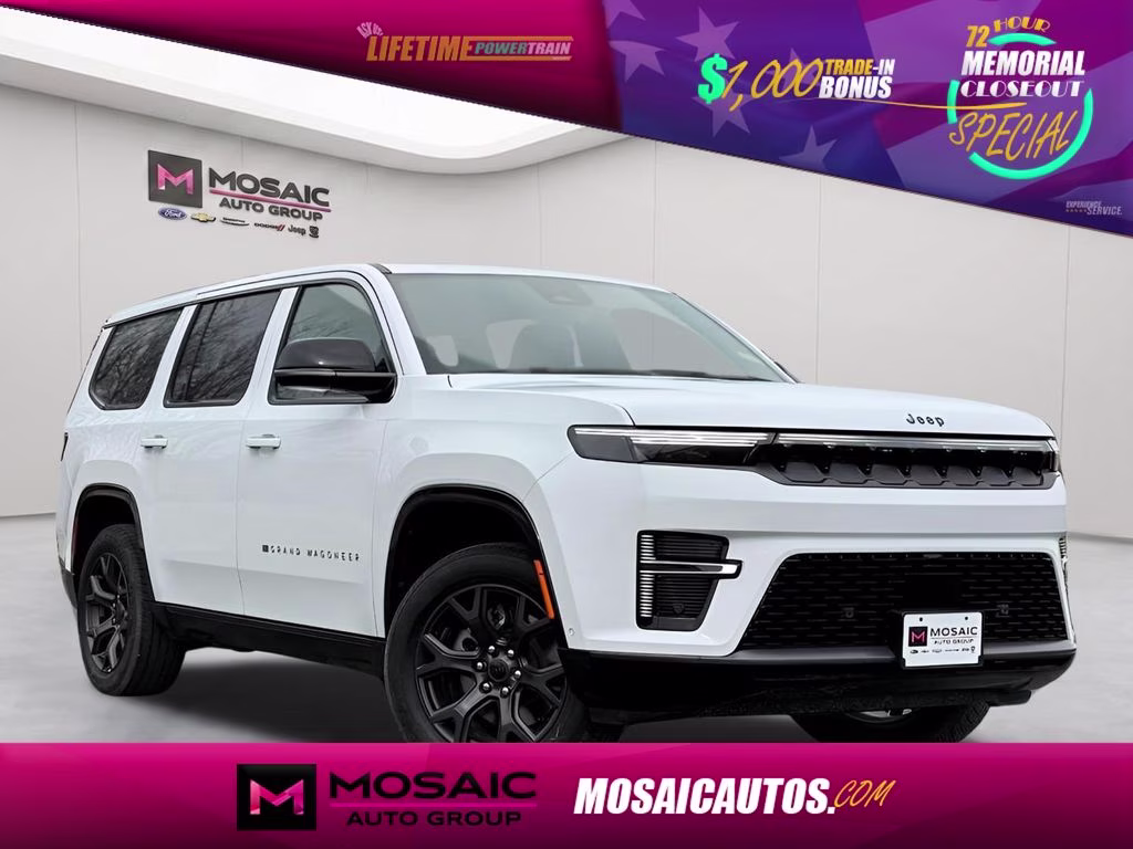 2026 Bright White Clearcoat Jeep Grand Wagoneer Limited 4X4 SUV