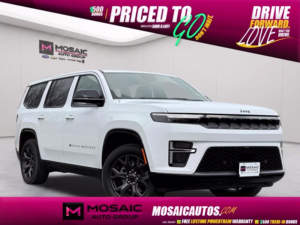 2026 Bright White Clearcoat Jeep Grand Wagoneer Limited Altitude 4X4 SUV