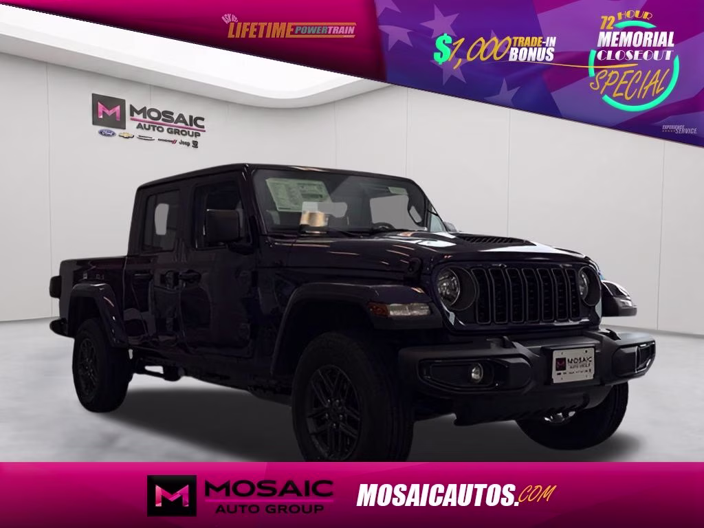 2026 Reign Jeep Gladiator Sport S Dark Sky Appearance Package 4X4 Truck