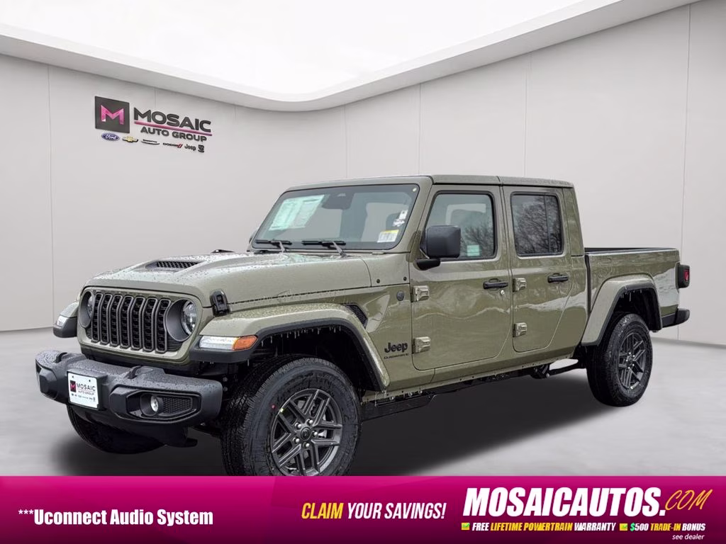 2026 41 Jeep Gladiator Sport S Dark Sky Appearance Package 4X4 Truck